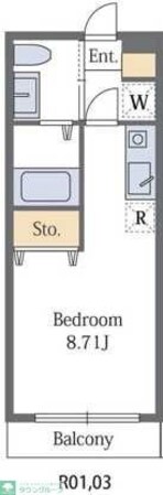 ラピードの物件間取画像